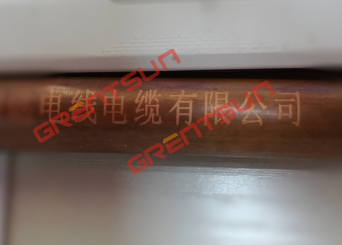 吉瑞祥金屬護(hù)套線纜激光打碼效果